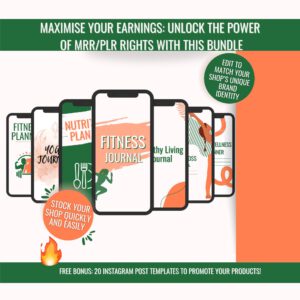DFY Fitness & Health eBook Bundle (PLR & MRR Rights)